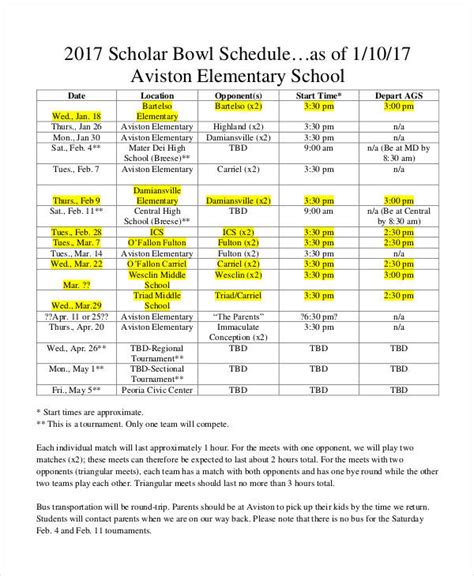 The Best Bowl Game Schedule Printable | Tristan Website