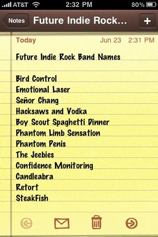 list of names for my future indie rock band | little lost robot