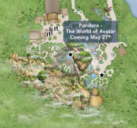 Disney World Maps Updated to Add Pandora: World of Avatar | DisKingdom.com