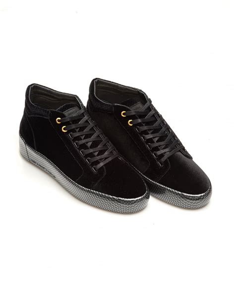 Android Homme Mens Propulsion Mid Trainers, Carbon Fibre Black Sneakers