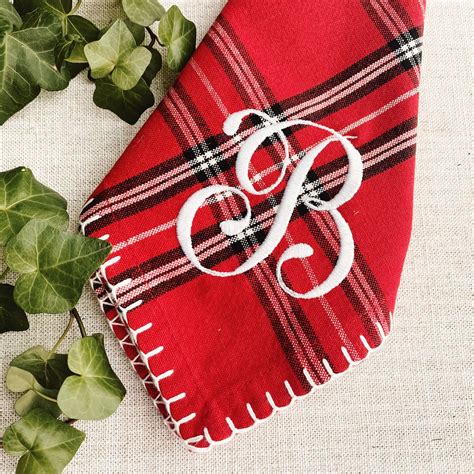 Plaid Napkins Christmas Plaid Napkins Red Plaid Napkins - Etsy