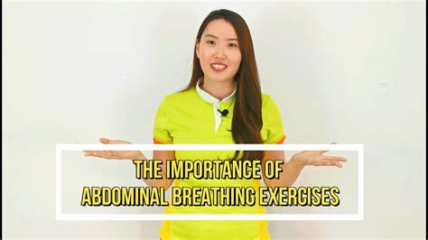 Abdominal Breathing Exercise Benefits - YouTube