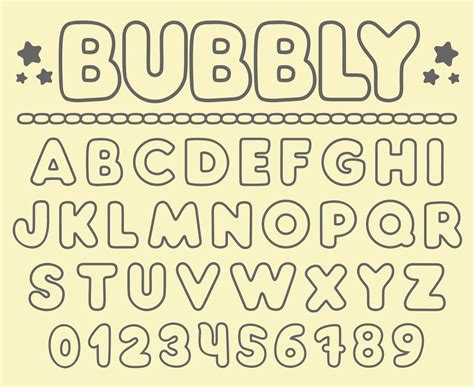 Bubbly Font Bubble Letters Font Bubble Font Svg Ttf Layred for Cricut ...