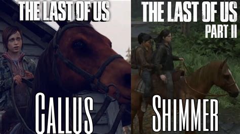 Callus vs Shimmer horse death scene (The last of us vs The last of us ...