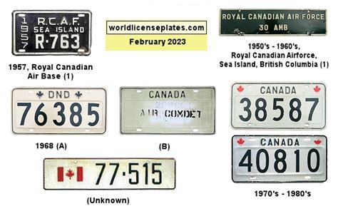 License Plates of Canada