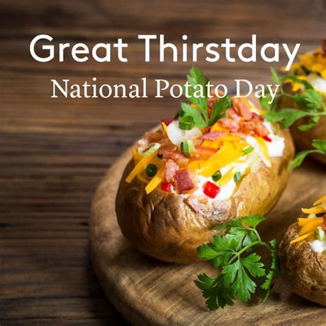 Great Thirstday: National Potato Day | The Great Room