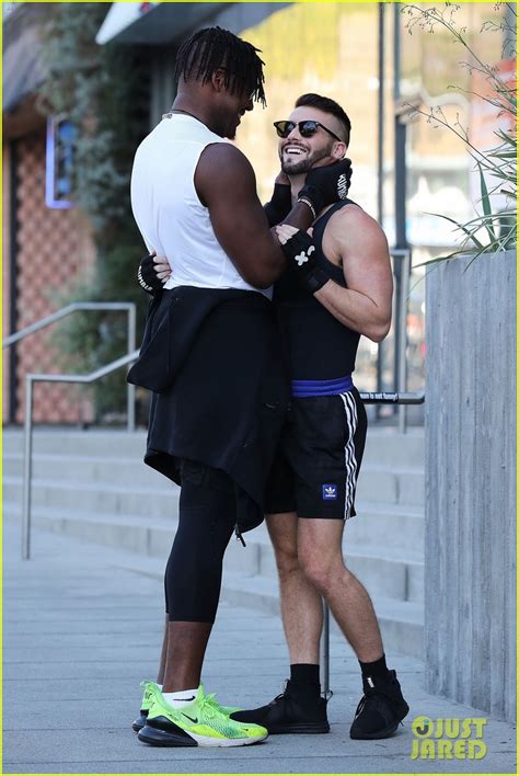 NFL Player Ryan Russell & Boyfriend Corey O'Brien Show Off PDA Ahead of ...