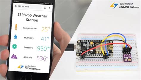 Create A Simple ESP8266 Weather Station With BME280