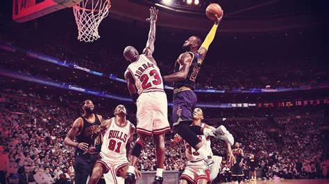 LeBron James vs. Michael Jordan :: Behance