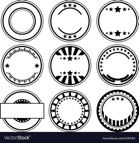 Rubber stamps Royalty Free Vector Image - VectorStock