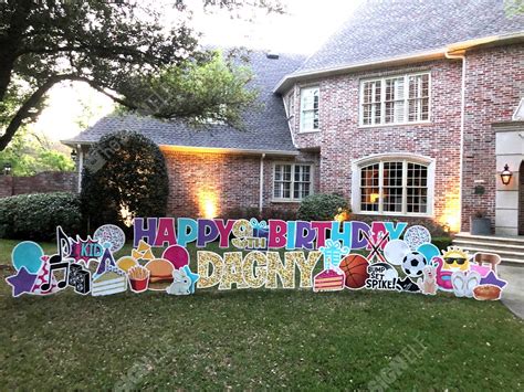 Birthday Yard Signs - The Sign Elf - Denton