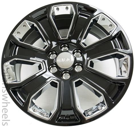 Yukon Denali Rims | Yukon denali, Black and chrome rims, Yukon