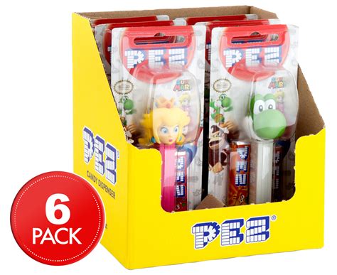 6 x PEZ Nintendo Super Mario Candy Dispenser 17g | Scoopon Shopping