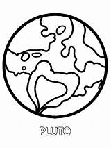 Planet Pluto Coloring Page  Free Printable Pages For Kids sketch template