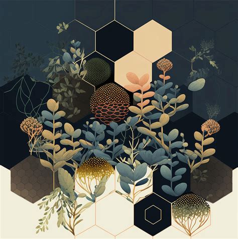 Honeycomb Design Art Digital Art by Kailooma X TheDol - Pixels