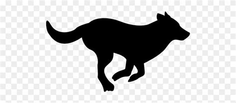 Running Dog Silhouette - Dog Running Silhouette - Free Transparent PNG ...