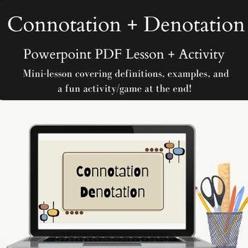 Connotation and Denotation Lesson/Activity by TeachAGN | TpT