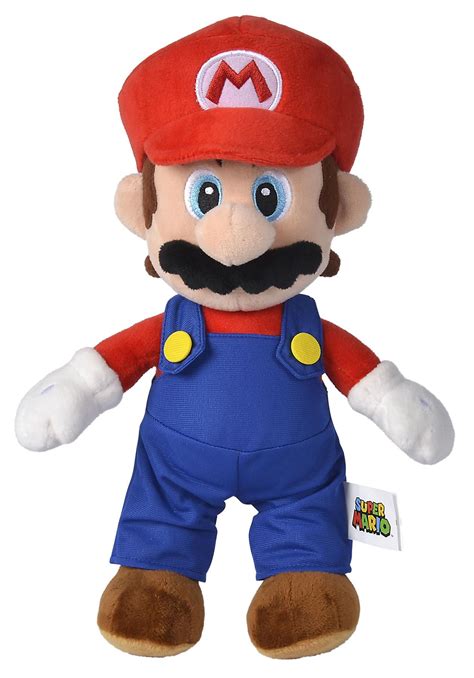 Buy Super Mario Mario 30cm Plush at BargainMax | Free Delivery over £19.99 and Buy Now, Pay ...