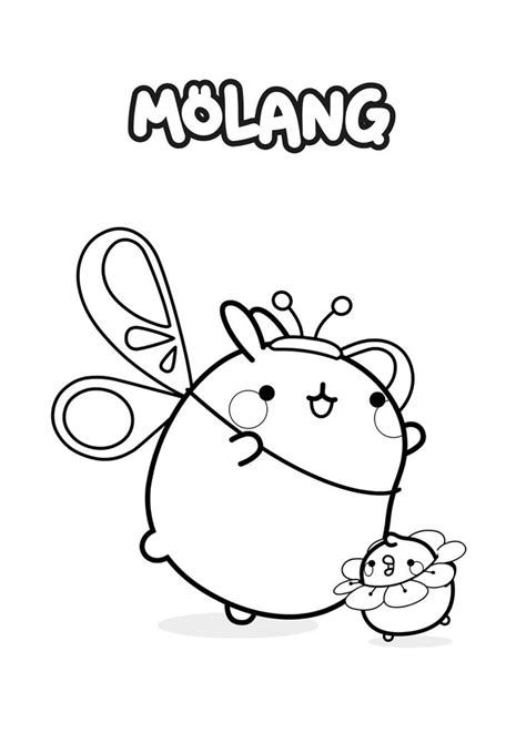 Molang Coloring Pages for Kids