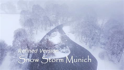 Snow Storm in Munich, Germany || Schneesturm München 2021 || DJI Mini 2 ...