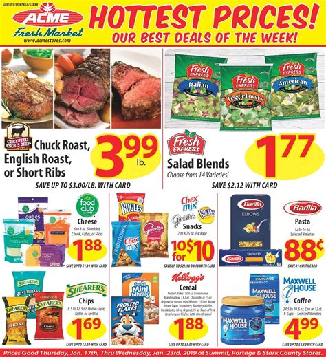 ACME Fresh Market Weekly Specials Flyer January 17 - 23, 2019 ...