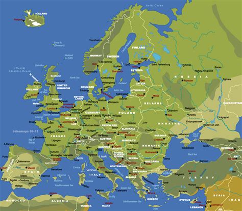 "En/europe Detailed Map" - Tutorials