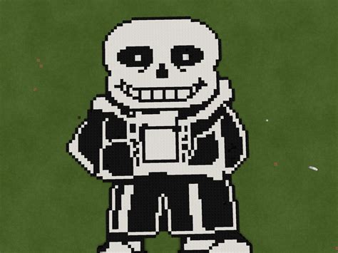 Minecraft pixel art SANS!!!! by littlejim03 on DeviantArt