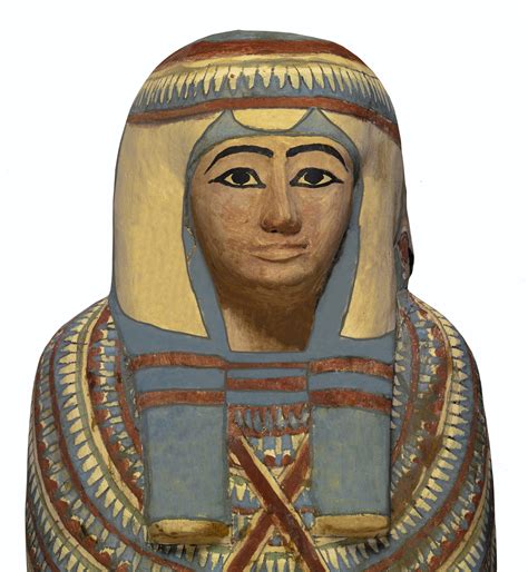 File:Egyptian - Mummy and Painted Cartonnage of an Unknown Woman ...