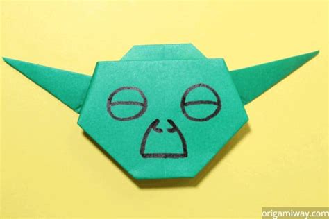 Easy Origami Yoda Instructions With Stand