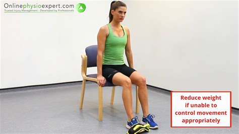 Seated Ankle Dorsiflexion Strengthening Exercise Tutorial (Level 3 ...