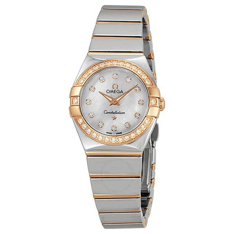 Omega Constellation Diamond Mother of Pearl Dial Ladies Watch ...