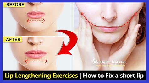 3 Lip Lengthening Exercises | Fix a short lip, increase the length of the lip and stretch your ...