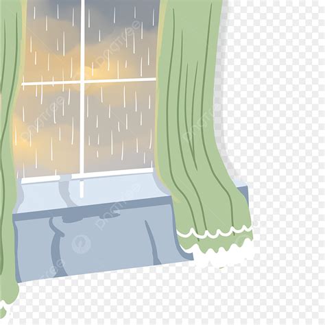 Window Sill PNG Picture, A Rainy Day Window Sill, Window Clipart, Rainy ...