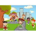 Children around the earth Stock Vector Image by ©PictuLandra #30638897