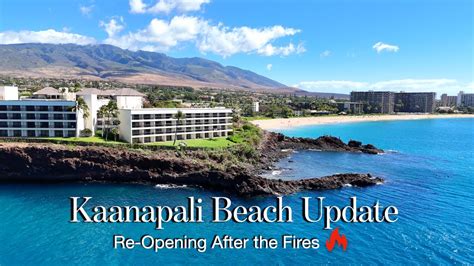 Kaanapali BEACH Maui - Reopening after the LAHAINA FIRE 🔥 - YouTube