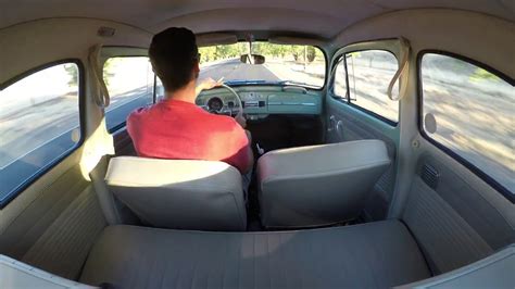 1963 VW beetle, driving after engine and interior work. - YouTube