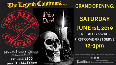 JUN 1 - The Alley Grand Opening (Chicago) - SpookyInc