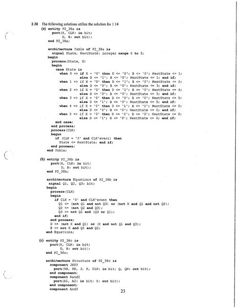 Digital Systems Design Using VHDL 2nd Edition Roth Solutions Manual by ronaldhk51 - Issuu