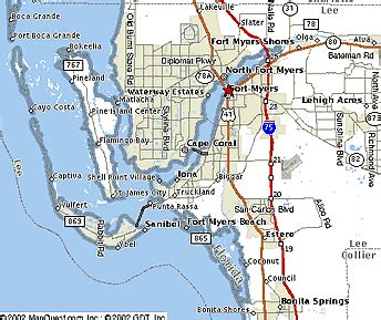 Fort Myers Map - Florida Maps & Travel Locations