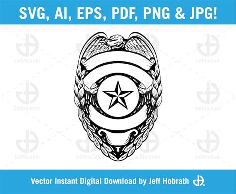 Drawing & Illustration Digital personalized law enforcement print thin ...