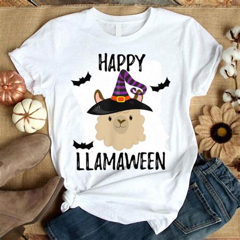 Halloween LLama Witch Happy LLamaween shirt, hoodie, sweater, longsleeve t-shirt