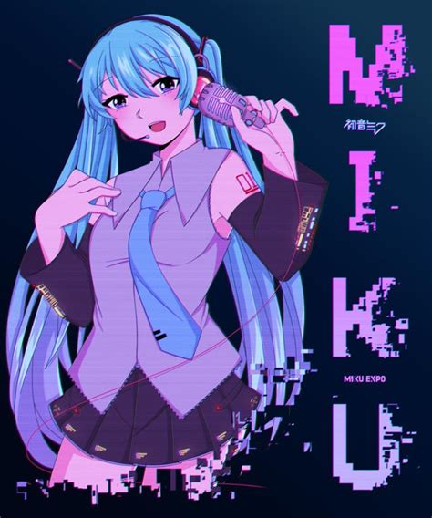 Hey everyone! I entered the Hatsune Miku Cyberpunk contest on fanforge ...