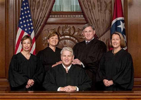 Tennessee Supreme Court: Justices Gary Wade, Cornelia Clark, and Sharon ...