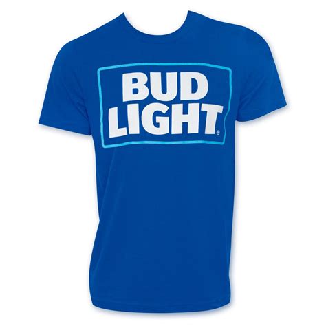 Bud Light New Logo Men's Royal Blue T-Shirt