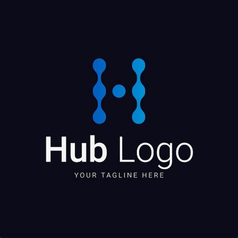 Free Vector | Gradient hub logo design