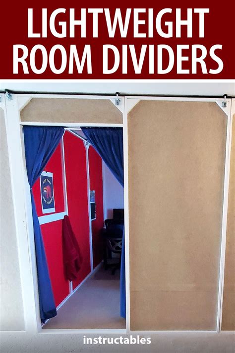 Lightweight Room Dividers, a Temporary Wall for Renters in 2022 | Temporary wall, Room divider ...
