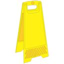 FS26 - No entry a-frame floor stand - yellow | Safety Signs & Equipment