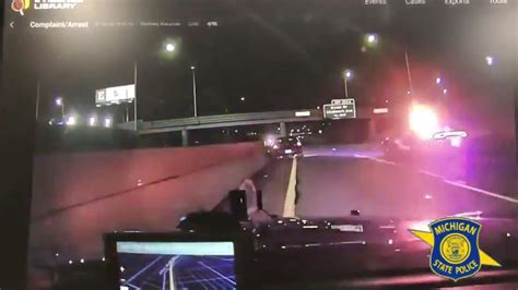 Michigan State Police car chase video shows dangerous chase and crash