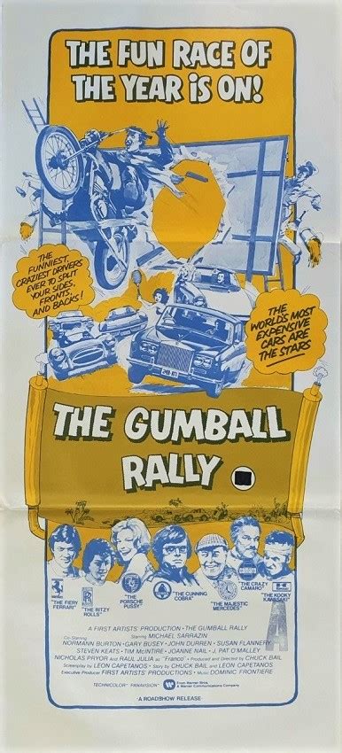 Gumball Rally, The : The Film Poster Gallery