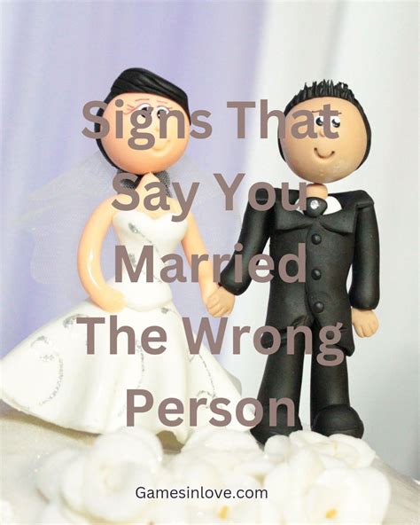 Signs You Married the Wrong Person